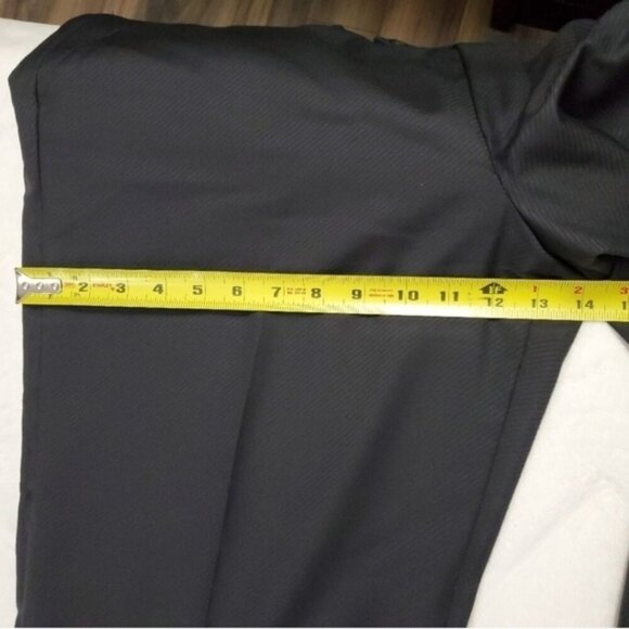 Wool Mens black formal pants trousers - Picture 10 of 16